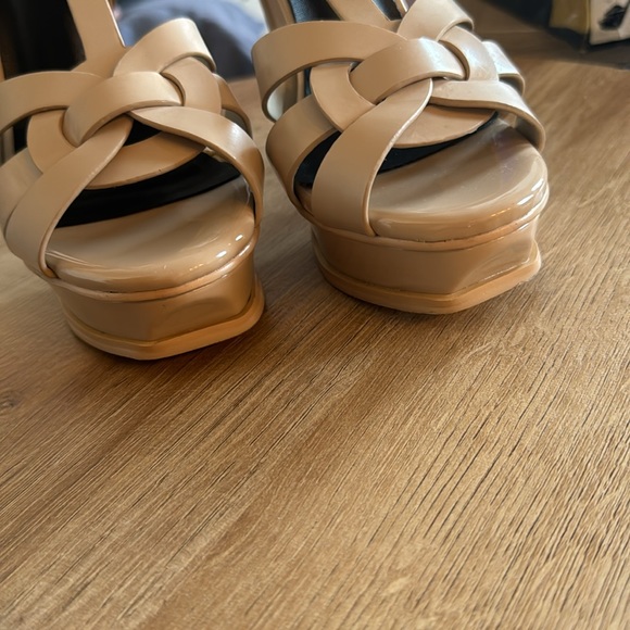 YSL Tribute Leather Platform Heels EU 35 - Picture 8 of 9